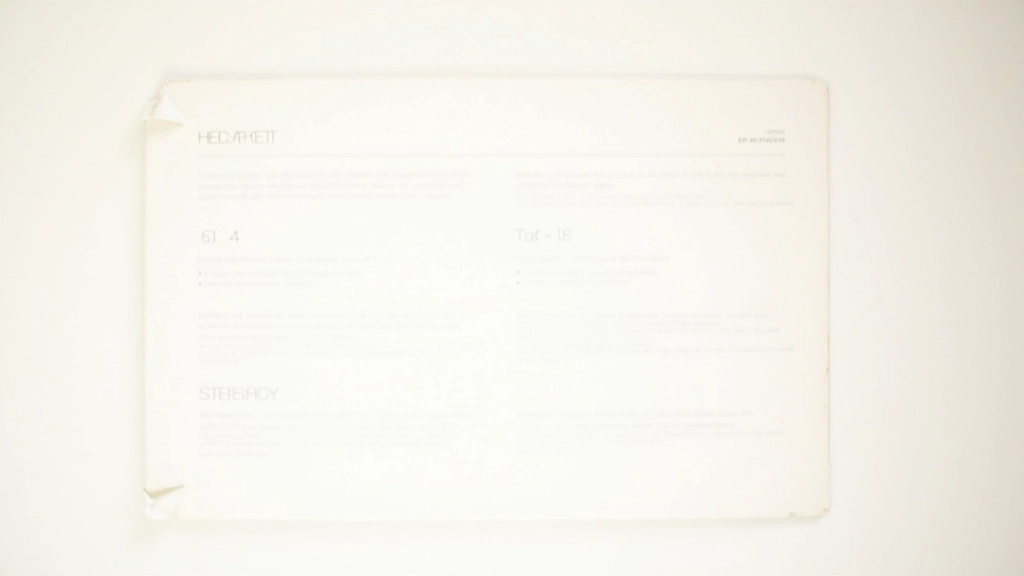 Campione di tipografia che mostra gerarchia di heading, corpo testo, e dettagli con annotazioni di dimensioni e spaziatura